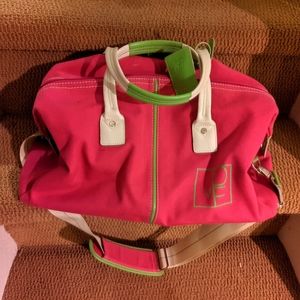 Diane Von Furstenberg Pink Overnight Bag